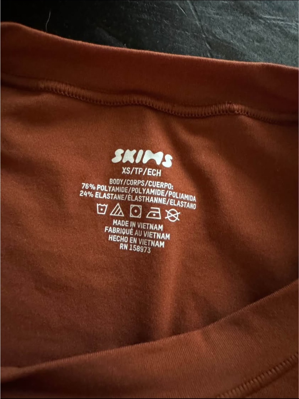 Skims fits everybody Top in Rust